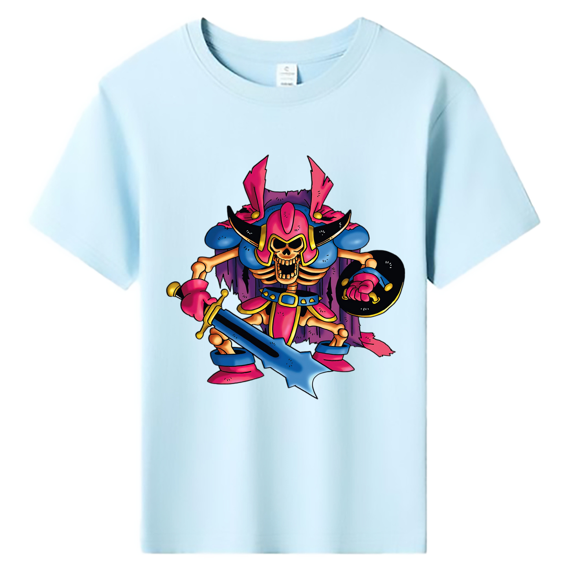 （画像用） ドラゴンクエスト Doragon Kuesuto Dragon Quest 綿100％キッズTシャツ（フロントプリント）